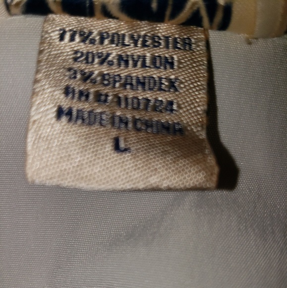 Ladies White Button Down Blouse with Buckles - Picture 8 of 10